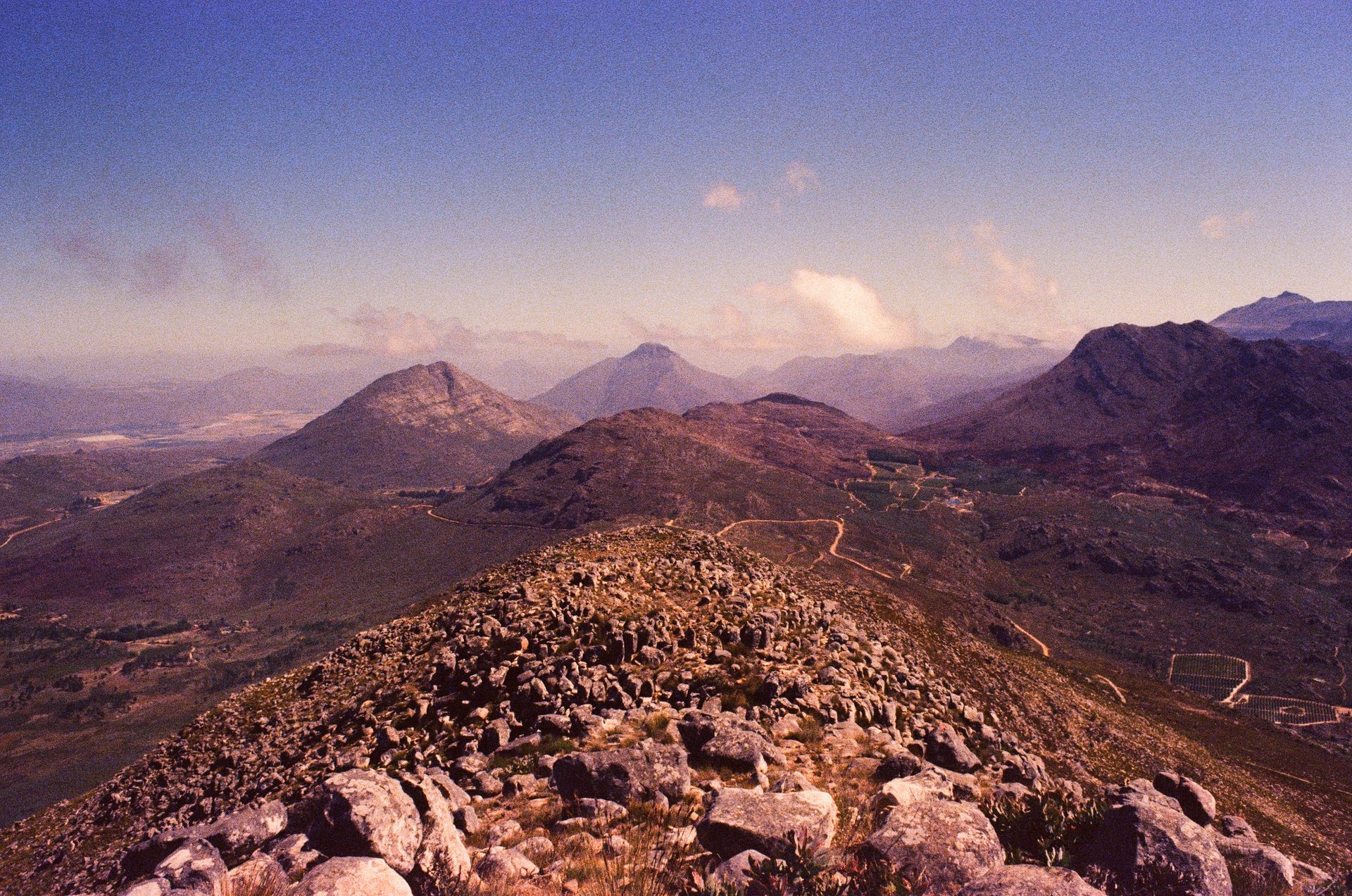 Mountain ridge, Western Cape